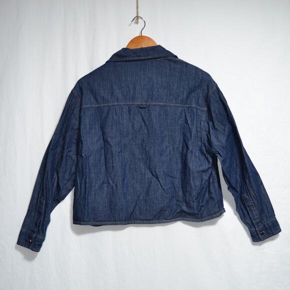 Piombo Woman's Utility Denim Jacket Check Exact Measurements for Correct size - Picture 5 of 14